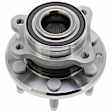 MB50317 Front, Driver or Passenger Side Wheel Hub, 6 Lugs,, 4WD