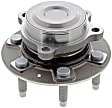 MB50333 Front, Driver or Passenger Side Wheel Hub, 6 Lugs, RWD, Supreme Series