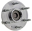 MB50333 Front, Driver or Passenger Side Wheel Hub, 6 Lugs, RWD, Supreme Series