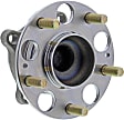 MB60312 Rear, Driver or Passenger Side Wheel Hub, 5 Lugs, Sensor Included, Supreme Series