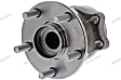 MB80304 Rear, Driver or Passenger Side Wheel Hub, 5 Lugs, With Bearing, Supreme Series