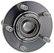 MB80305 Rear, Driver or Passenger Side Wheel Hub, 5 Lugs, Sensor Not Included, Supreme Series