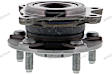 MB86304 Front, Driver Side Wheel Hub, 5 Lugs, With Bearing, Supreme Series
