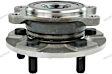 MB86309 Front, Driver or Passenger Side Wheel Hub, 5 Lugs, With Bearing, AWD, Supreme Series