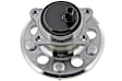 MB86312 Rear, Driver Side Wheel Hub, 5 Lugs, BXT Series