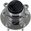 MB90301 Front, Driver or Passenger Side Wheel Hub, 5 Lugs, With Bearing, Supreme Series