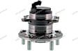 MB90301 Front, Driver or Passenger Side Wheel Hub, 5 Lugs, With Bearing, Supreme Series