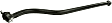 MDS1256 Track Bar - Black, Direct Fit, Sold Individually