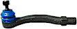 MES3331R Front, Passenger Side, Outer Tie Rod End, Supreme Series