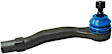 MES3332R Front, Driver Side, Outer Tie Rod End, Supreme Series