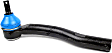 MES3600 Front, Passenger Side, Outer Tie Rod End, Supreme Series