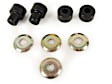 MK80004 Radius Arm Bushing - Black, Rubber, Direct Fit, Set of 2