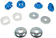 MK80007 Radius Arm Bushing - Blue, Rubber, Direct Fit, Set of 2