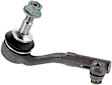 MS106122 Front, Driver Side, Outer Tie Rod End, Supreme Series