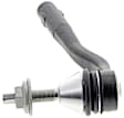 MS106236 Front, Driver or Passenger Side, Outer Tie Rod End