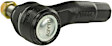 MS10624 Front, Driver Side, Outer Tie Rod End, Supreme Series