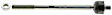 MS107108 Front, Driver or Passenger Side, Inner Tie Rod End