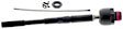MS30748 Front, Driver or Passenger Side, Inner Tie Rod End