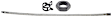 MS30748 Front, Driver or Passenger Side, Inner Tie Rod End