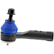 MS406140 Front, Driver Side, Outer Tie Rod End, Supreme Series