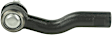 MS40673 Front, Driver Side, Outer Tie Rod End, Supreme Series