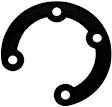 MS500153 Direct Fit Alignment Shim, Sold Individually