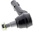 MS506142 Front, Driver or Passenger Side, Outer Tie Rod End, Supreme Series
