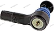 MS50652 Front, Driver Side, Outer Tie Rod End, Supreme Series
