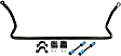 2000 Chevrolet Express 1500 - Front and Rear Sway Bar Kit
