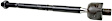 MS60730 Front, Driver or Passenger Side, Inner Tie Rod End, Supreme Series