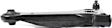 CMS80121 Front, Driver Side, Lower Control Arm, Supreme Series