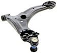 CMS861129 Front, Passenger Side, Lower, Frontward Control Arm, Supreme Series