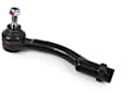 MS90601 Front, Passenger Side, Outer Tie Rod End, Supreme Series