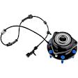 TXF513188 Front, Driver or Passenger Side Wheel Hub, 3 Lugs, With Sensor, TTX Series