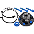 TXF513234 Front, Driver or Passenger Side Wheel Hub, 5 Lugs, With Sensor, TTX Series
