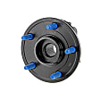 TXF513234 Front, Driver or Passenger Side Wheel Hub, 5 Lugs, With Sensor, TTX Series