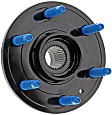 TXF515036 Front, Driver or Passenger Side Wheel Hub, 6 Lugs, Sensor Included, TTX Series
