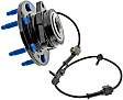 TXF515036 Front, Driver or Passenger Side Wheel Hub, 6 Lugs, Sensor Included, TTX Series