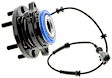 TXF515065 Front, Driver or Passenger Side Wheel Hub, 4 Lugs, 4WD