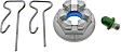 TXMS25506 Front, Driver or Passenger Side, Upper Ball Joint TTX Series
