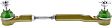 TXMS30728 TTX Series Tie Rod Assembly - Front, Driver or Passenger Side, Sold individually