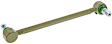 TXMS76882 Front, Passenger Side Sway Bar Link, TTX Series