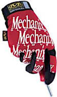 MG02011 Gloves - Red, Synthetic leather, Extra large