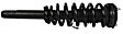 ASTL22 Front, Passenger Side Fully Loaded Strut, Motorcraft OE Replacement