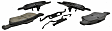 BR1047E Front OE Replacement Brake Pad Set