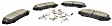 2013 Ford Edge - Front OE Replacement Brake Pad Set