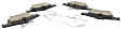 BR1564A Rear OE Replacement Brake Pad Set