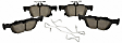 BR1665B Rear OE Replacement Brake Pad Set