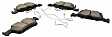 BR1665B Rear OE Replacement Brake Pad Set