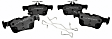 BR1665B Rear OE Replacement Brake Pad Set